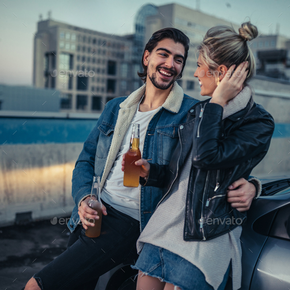 Rooftop date Stock Photo by bernardbodo PhotoDune